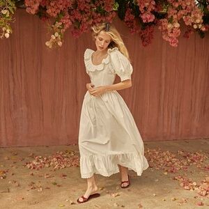 Doen Lupine White Dress